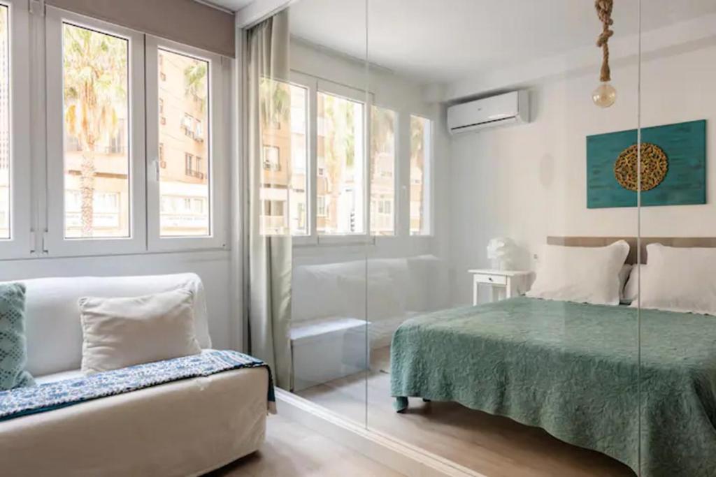 Nuevo Apartamento Lujo Playa Malagueta-Centro Málaga Extérieur photo